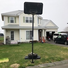 バスケットゴール　あげます。