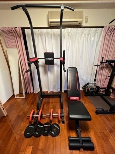懸垂器&インクラインベンチ&ダンベル　値下げしました