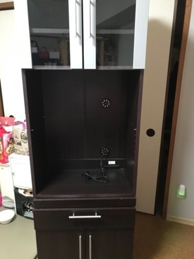 食器棚付きレンジ台