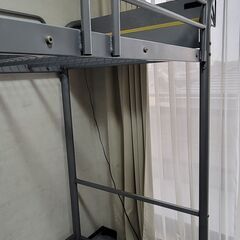 山善　宮付ロフトベッドの画像