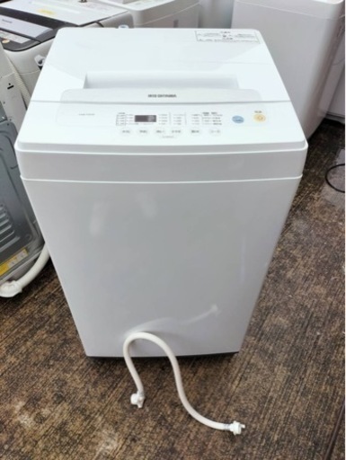 IRIS OHYAMA 洗濯機 IAW-T502E 2021年製●E034G009