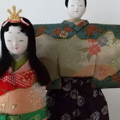 立ち雛『木目込み人形』の画像