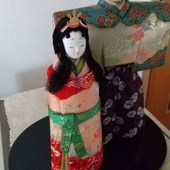 立ち雛『木目込み人形』の画像