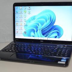 最新Windows11+office 新品爆速SSD256GB NEC LS550/F 高性能Core i5-2430M/メモリ8GB/15.6インチ/HDMI/無線内蔵/ブルーレイ搭載