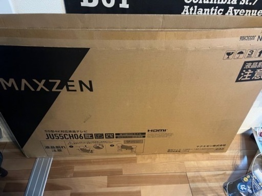 ジャンク　液晶割れ 液晶テレビ 55型 4K対応 新モデル 4K 55インチ MAXZEN JU55CH06