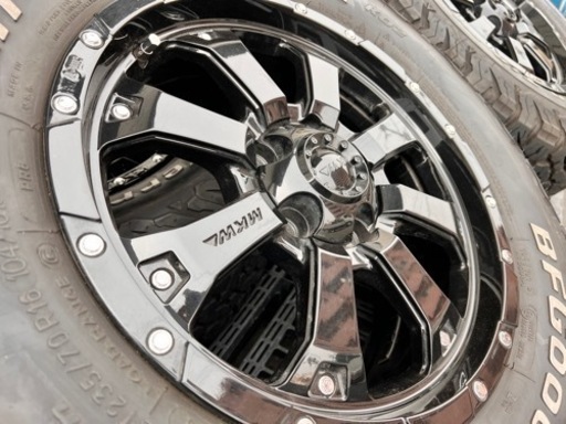【受け渡し決定】MKW MK-46 16×7J +42 BF Goodrich 235/70R16 中古 美品