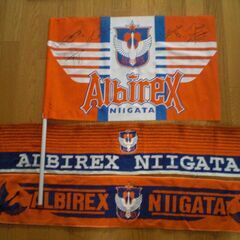 サッカーJ1☆アルビレックス新潟☆応援グッズ５点