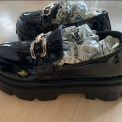 新品　エナメルローファー　24㎝の画像