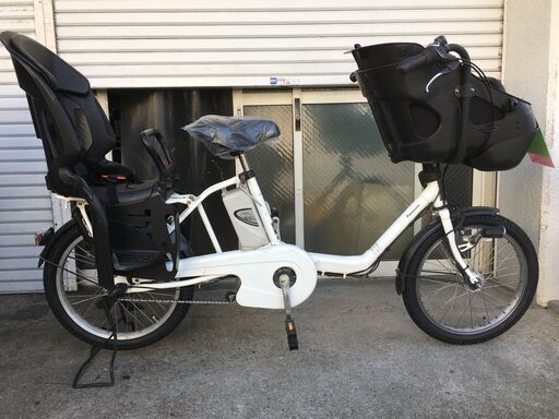 地域限定送料無料　ビッケポーラー　三人乗り　13,2AH　白　神戸市　電動自転車 Amazon | 子供乗せ自転車 電動アシスト自転車 BRIDGESTONE