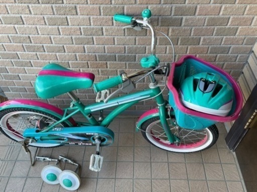 シンカリオン 子供用自転車16インチ 補助輪 ヘルメット付き