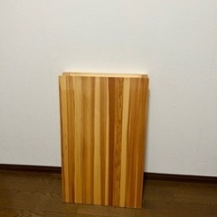 【無印良品】パイン材折りたたみテーブルの画像