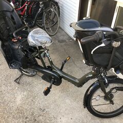 地域限定送料無料 バッテリー新品 ヤマハ キッスミニ 三人乗り 子供