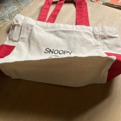 受け渡し完了　スヌーピー  布のエコバッグ　未使用品の画像