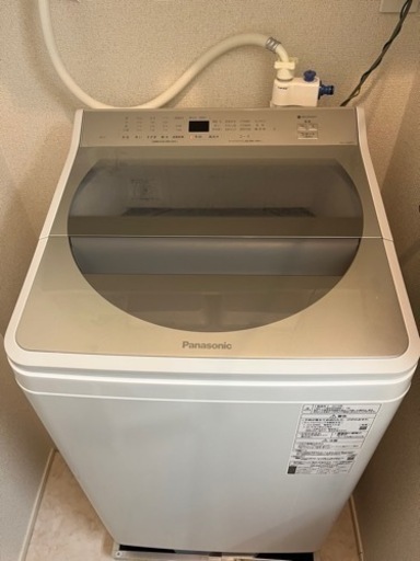【4/22引き取り希望】Panasonic パナソニック 洗濯機 NA-FA80H7 8kg 2019年