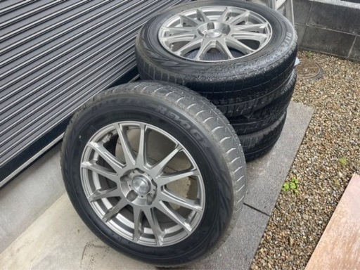 値下げホイール美品 215/60R17 ロックナット有
