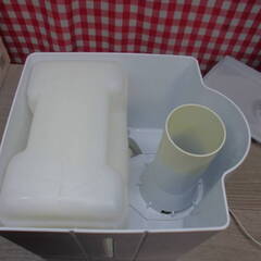 ★スチーム加湿器★シンプルで使いやすい　TEKNOS　コンパクトなデザイン  EL-S23/ホワイトの画像