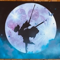 ☆彡値下げしました☆彡鬼滅の刃☆彡スプレーアート☆彡A3の画像