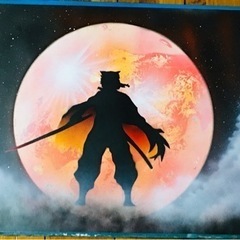 ☆彡値下げしました☆彡鬼滅の刃☆彡スプレーアート☆彡A3の画像