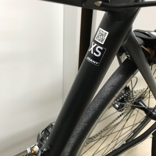 ロ2304-529 GIANT ロードバイク aluxx XS ワイヤー錠付【シール貼付、汚れ、傷、サビ、現状渡し】