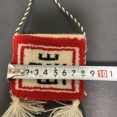 【ハンドメイド品】イラン絨毯リメイク ミニポシェット？ 赤の画像