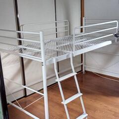 【取引中】ニトリ　スチールミドルベット【中古品】