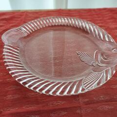 【新品】カレイ型ガラス皿の画像