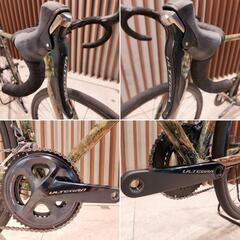 4２万円の品★新品ディスクロードバイク クロモリフレーム ビルダー×ニューヨークデザイナーの画像