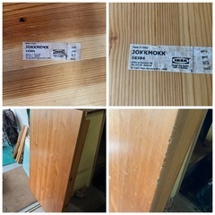 IKEA ダイニングセット 椅子4脚付き 【引き取り限定】の画像