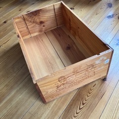 ワイン 木箱 ニス簡易塗装
