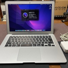 スリム軽量のMacBookAir 13インチ 2015モデル　増設8GBメモリ 大容量512GB-SSD搭載 BootCampでWin10&Office2019Proも使える！！