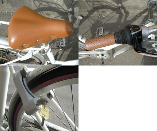 26インチ 自転車 シティサイクル シルバー ママチャリ 外装6段切替 カゴ付き サビ多め 札幌市東区 新道東店