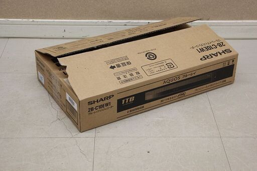 未使用 SHARP シャープ AQUOS 2B-C10EW1 HDD/BDレコーダー BDXL/WiFi対応品 2022年製　(E1529ayxwY)