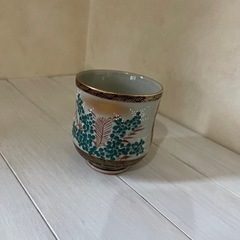 九谷焼の大きな湯呑み、工芸品