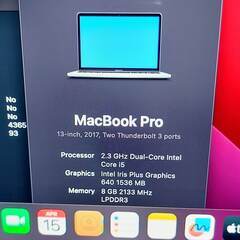 Macbook pro マックブックプロの画像