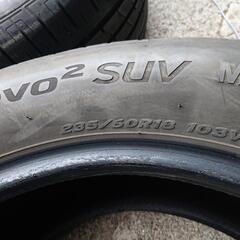 235/60R18 SUVに！18インチタイヤHankook 4本の画像