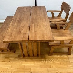 5月末値下げ!!N448☆ダイニング4点セット☆ダイニングテーブル☆幅