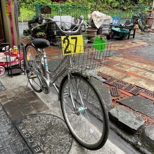 【3323】学童　タケダ産業　27インチ　ノーパンクタイヤ　17,100円（防犯・税込）
