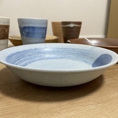 新品未使用　陶磁器　深皿、カップ　5枚セットの画像