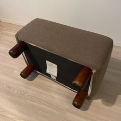 【無印】オットマン　ブラウンの画像