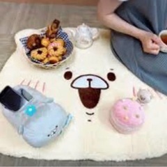 ともだちはくま ビッグダイカットラグ  　セガ・GiGO限定品