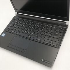 13.3型 ノートパソコン 東芝 R73/A 中古美品 第6世代 Core i5 8GB 高速SSD 無線 Wi-Fi Bluetooth Webカメラ Windows11 Officeの画像