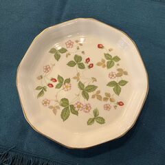 WEDGWOOD ウェッジウッド プレート WILD STRAWBERRY ワイルドストロベリー●BA01N071の画像