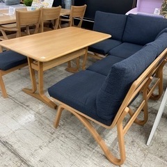 愛品館 江戸川店】KEYUCA（ケユカ） コーナーダイニングテーブル5点