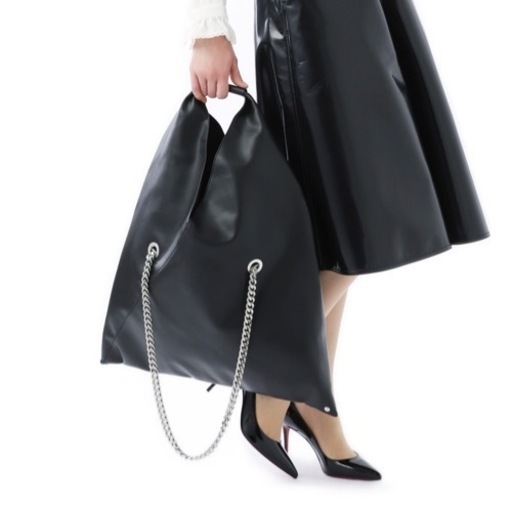 希少　エムエム 6 メゾンマルジェラ MM6 Maison Margiela トートバッグ ブラック レディースバック