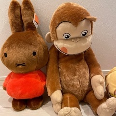 うさぎとサルのぬいぐるみ【お話中 ②】