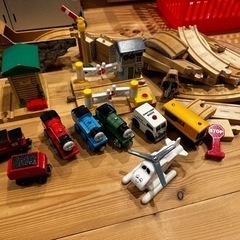トーマス　木製　レールセットの画像