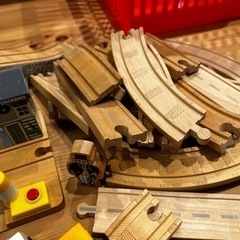 トーマス　木製　レールセットの画像