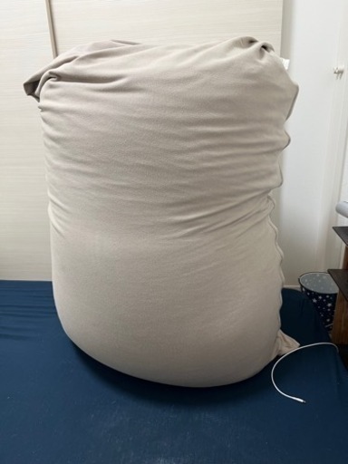 美品 yogibo midi ヨギボー ミディ ライトグレー