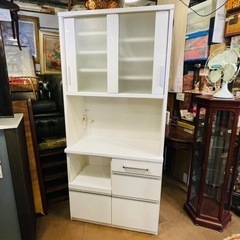 【売約済み】　松田家具　ビガー　レンジ　食器棚　レンジボード　キ...