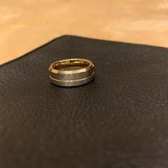 ほぼ新品 タングステンのリング 16号 指輪 値下げの画像